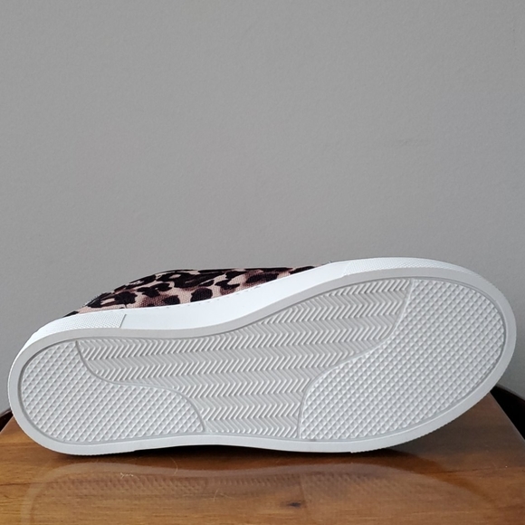 Steve Madden Canvas Leopard Sneakers - Picture 9 of 9
